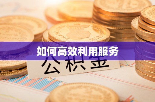 榆次如何高效利用服务