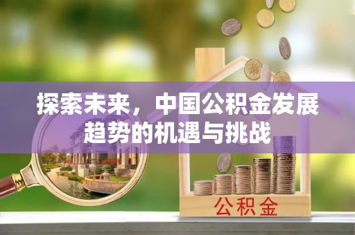 榆次探索未来，中国公积金发展趋势的机遇与挑战